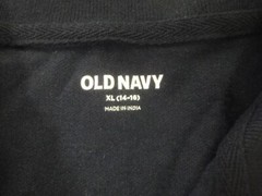 2 lot Old navy XL 14-16 navy school uniform shirt tops unisex boys girls NWT