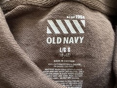 Old Navy Boys Brown Polo Shirt Youth L 10-12 Short Sleeve Uniform