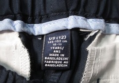 LANDS END Navy School Uniform Elastic Waist Pull-On Pants Boys 12 INSEAM 27″ NEW