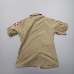Boy Scouts Of America Boys Youth Medium Uniform Shirt USA Made Patches Pins