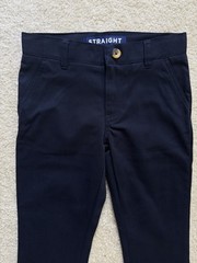 NWOT French Toast Boys Size 6 Straight Fit School Uniform Pants Navy Blue