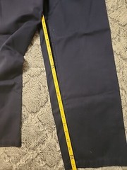 Boys Twill Uniform Pants HUSKY 14 Relaxed Fit Navy C46