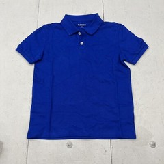 Old Navy Blue Tango Uniform Pique Short Sleeve Polo Boys Size Small NEW