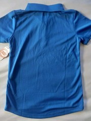 Wonder Nation School Uniform Pique Polo Shirt Boys Size M 7-8 Blue Short Sleeve