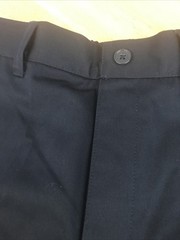 French Toast relaxed size 16 Husky pull on pants Navy color uniform new with tag