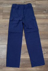 Cub Scouts BSA Pants Youth 6/7 Navy Switchback Uniform Convertible Zip Off Cargo