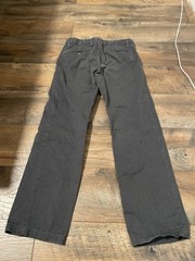 Gap kids gray stretch waist uniform pants size 10