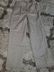 Claiborne Boy Approved Schoolwear Khaki Pants Size 16 Pleated New Garment Guard
