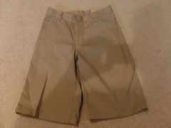 Boys, Arizona Jeans, School Uniform Shorts, Size: 5, Flat Front, Khaki, NWT