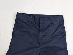 BOY’S BLUE CHINO SCHOOL UNIFORM SHORTS – SIZE 14 ADJUSTABLE WAIST