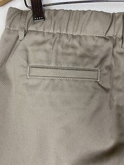 Lands End Uniform Pants Boy Plus 20 Pull On Khaki Pleated School wear Oeko-Tex