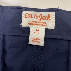 Cat & Jack School Uniform Shorts Navy (Fighter Pilot Blue) Sz 16 NWOT
