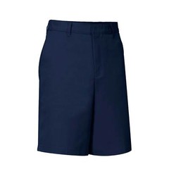 School Apparel A+, Men’s Flat Front Shorts, NWT, Navy, Style# 7031M