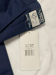 French Toast Boys School Uniform Pants 2 Pair Size 6 Navy Slim 20 1/2″ Waist
