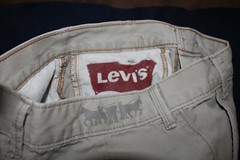 Levis Youth Straight Leg 511 Jeans – Khaki (Choose Size) Great Pre-Owned Cond