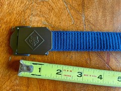 Cub Scouts Uniform Accessories Lot Youth Neckerchief Belt Blue Gold