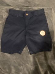 BOYS SIZE 18 WONDER NATION SCHOOL UNIFORM SHORTS NAVY BLUE
