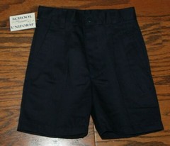 Boy’s navy blue Pleated School Uniform Shorts Size 12