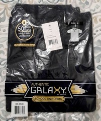 Galaxy by Harvic Navy Blue Shirt School Uniform Polo Shirt Size 6 Set of 2