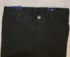 Chaps Boys’ Approved Schoolwear Black Pants Size 6 Reg