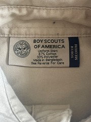 Scouts BSA Uniform Shirt Short Sleeve – Youth Size Medium Used