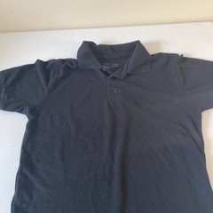 Boys School Uniform Short Sleeve Black Polo Shirt Sz 12 (F7)