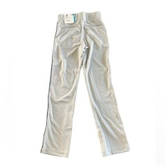 New Champro Youth Large Grey Baseball Pants With Navy Stripe