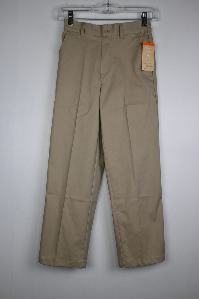 Boy’s French Toast Pull-On Relaxed Fit Pants Tan 10