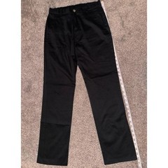 Nautica Boys Black Straight Leg School Uniform Pants