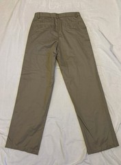 3 Pair Izod 30×32 Khaki/chino Flat Front Pants. School Uniform. One Spot See Pic