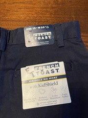 French Toast• navy blue school Shorts • Size: 12 Waist 26.5 • Brand New