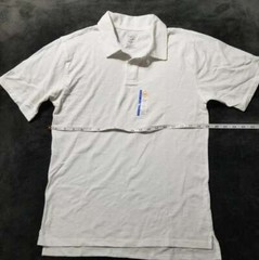 School Uniform Shirt – White Short Sleeve 2 Button Jersey Polo Boys Sizes S-XXL