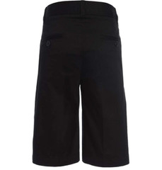 Tommy Hilfiger Flat Front Twill Blend Boys Shorts Uniform Black Size 16 Slim NWT
