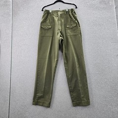 Boy Scouts Of America Boy Pants 10 Green Cargo Twill Uniform Button