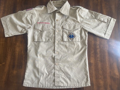 Scouts BSA Uniform Shirt Short Sleeve – Youth Size Medium Used
