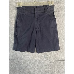 Flynn & O’Hara Boys Navy Blue School Uniform Chino Shorts Size 8R Elastic Waist