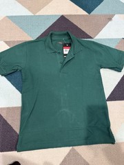 Jump Start Uniforms Shirt Kids Youth XL 14 16 Dark Green Short Sleeve Polo NEW