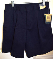Lee School Boy’s Navy Shorts Husky Size 12 New