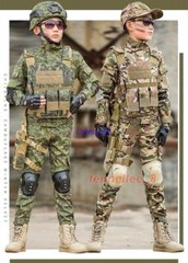 Children’s Spring Autumn Camouflage Suit Special Forces Tactic Training Uniform