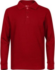 Premium Boy’s Long Sleeve Polo Shirts with Stain Guard Polo Shirts for Boy’s