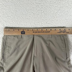IZOD Pants Boys 12 Beige School Uniform Adjustable Waist Stretch Chino