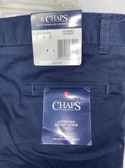 Chaps Schoolwear Approved Boys Pants NWT Size 20 Husky Blue B26*N