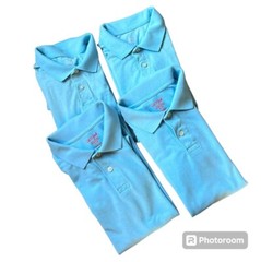 Boy’s School Uniform Short Sleeve Collared Shirts Lot of 4, Size XL/XXL