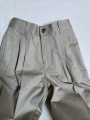 Vintage NOS NWOT Izod Boys 7X Regular Khakis School Uniform