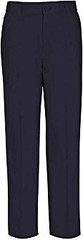 Boys Husky Size Flat Front Pants School Uniform Approved Blue Size 18H –A7–