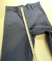 George Boys Cotton Blend Navy Blue Straight Fit School Uniform Dress Pants 16