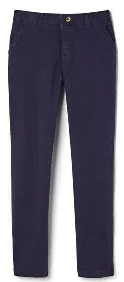 French Toast Boys 2 Pack Straight Fit School Uniform Pants Navy, Size 14
