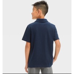 Cat & Jack Girls School Uniform Polo Shirt Navy Size XS 4/5 NWT