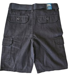 School Uniform Shorts Boys Sz L 14/16 Navy Blue Cargo 9″ Inseam Sovereign State
