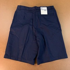 French Toast Boys Size 16 Husky Navy Blue Flat Front Adjustable Waist Shorts NWT